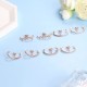 4 Pairs Suspender Earrings For Women CZ Ear Lobe Cuff Stud Earrings Minimalist Suspension Hoop Earring Set 4 Pairs Suspender Earrings For Women CZ Ear Lobe Cuff Stud Earrings Minimalist Suspension Hoop Earring Set